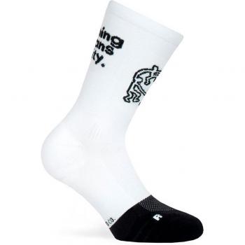 Calcetín Running Unisex Unity Tricotado Blanco