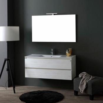 Mobile Bagno Berlin con Specchio e Lavabo 120 Cm