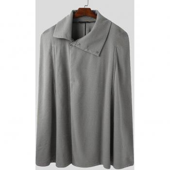 Men's Faux Fleece Blend Cloak