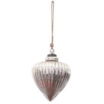 HILL INTERIORS The Noel Collection Antique Large Vallupe Bauble