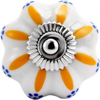 Retro Pumpkin Cabinet Knob
