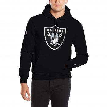Sweatshirt mit Kapuze New Era Las Vegas Raiders NFL Schwarz