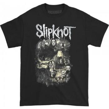 T-shirt unisex Slipknot teschio S nera