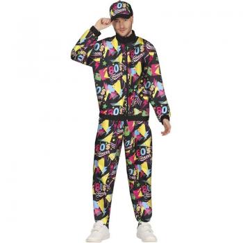Neon 80s Gym Outfit – Adult, Medium