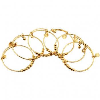Bracelet extensible fête de mariage or