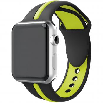 Correa de Silicona TOPsic para Apple Watch 38mm/42mm, Estilo Deportivo