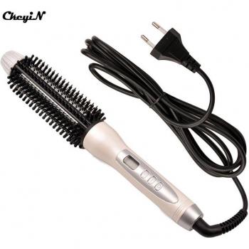 CkeyiN Estilador de Cabello 2 en 1 – Rizo, Liso y Luz