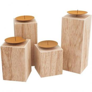 VBS Elegante Kerzenständer, 4 Stück