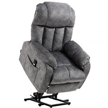 Sillón Tapizado Terciopelo Homcom para Levantar Personas