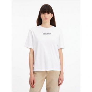 Tee-shirt Calvin Klein Coordinates Blanc Taille L