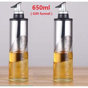 650ML Glass Sauce Bottle Set