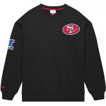 Mitchell & Ness Männerpullover San Francisco 49ers Schwarz M