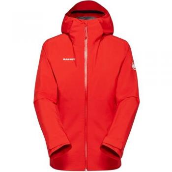 Ultra-Light Red Alto Hardshell Hoodie for Women – Mammut XS