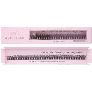 House of Amor Double Trouble 16mm D-Curl Extra Long Black