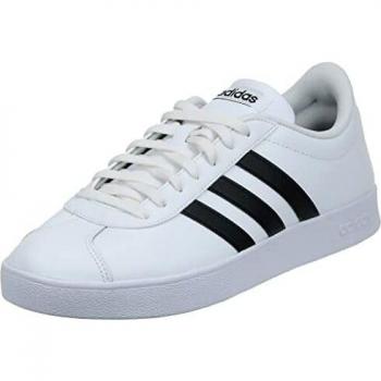 Adidas VL Court 2.0 Men's Footwear White/Black Size 6