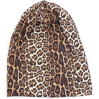 Geebro Polyester Leopard Print Hat