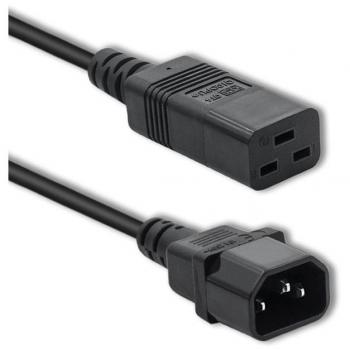 Rallonge Qoltec 2 m C14/C19 3x1,5 mm²