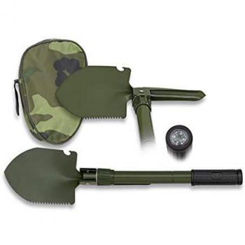 Pala Plegable con Brújula para Camping ALBAINOX