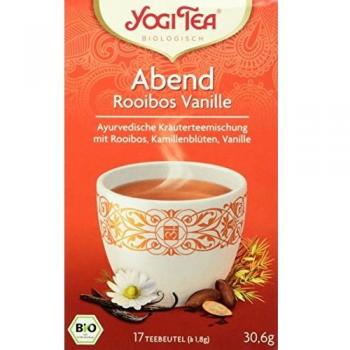 YogiTee Abendtee, Rooibos und Vanille, 3 x 31 g