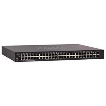 Switch Cisco SG250‑50 Série 250 C3 Intelligent : 48x10/100/1000 + 2xSFP Gigabit, Rack‑compatible