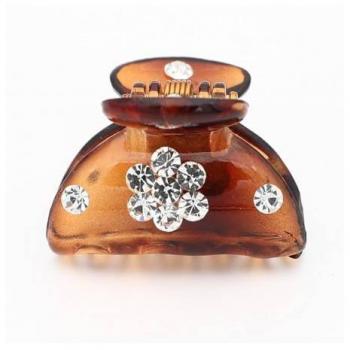Clip para Cabello Florecitas con Brillantes M