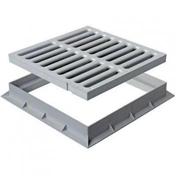 Grille de sol en PVC avec cadre anti-choc