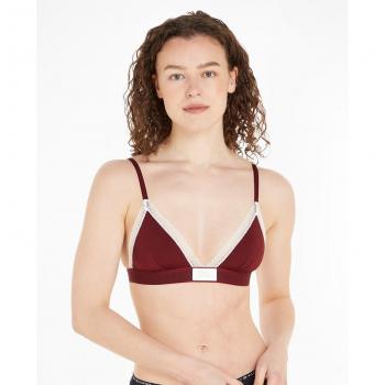 Reggiseno a triangolo Tommy Hilfiger con dettagli in pizzo