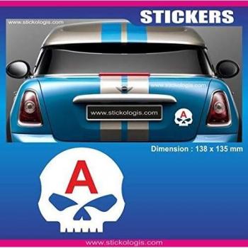Sticker Tête de Mort Harley pour Conducteur Jeune