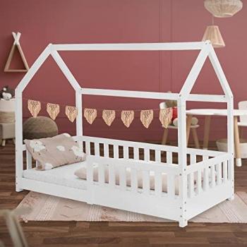 Lettino in Legno Massiccio per Bambini 80 x 160