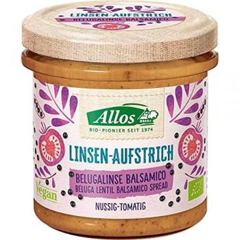 Bio-Brotaufstrich Belugalinsen mit Balsamico, 140 g