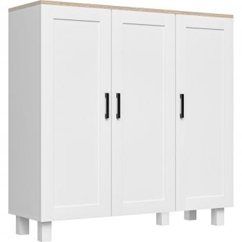 Aparador de Cocina Blanco 90 x 30 x 90 cm
