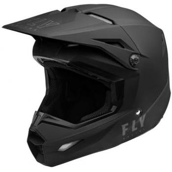 Casco FLY Racing Kinetic Solid Giovanile Nero M