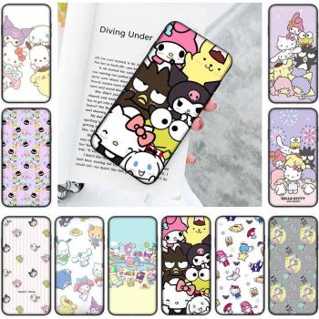 Cute Hello Kitty Black Soft Case for OPPO Reno