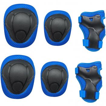 Youth Knee and Elbow Pads with Wrist Guards for Cycling