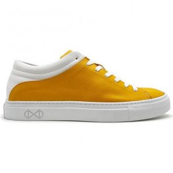 Nat-2 „Orange Sun Low“ – Nachhaltiger Sneaker aus Upcycled Materialien