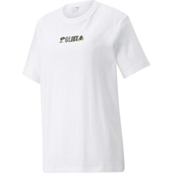 Chemise manche courte femme Puma modèle Downtown couleur blanche taille L