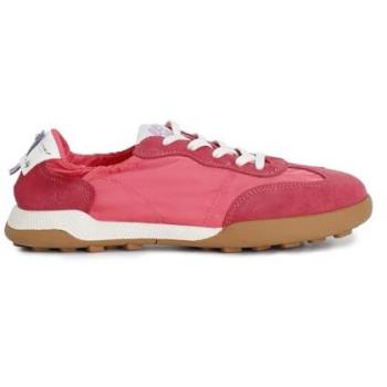 Sneakers Fucsia Nylon e Pelle Scamosciata
