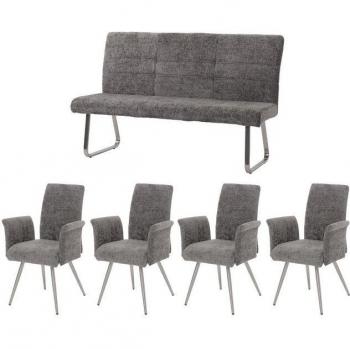 MCW Esszimmer-Set mit Sitzbank 160cm