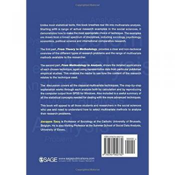 Multivariate Analysis Techniques in Social Science Research