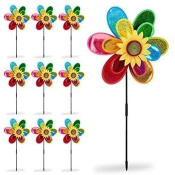 Pack de Molinillos de Viento en Forma de Flor