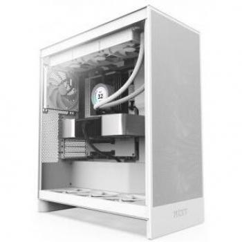 Torre NZXT H7 Flow Cristal Templado Blanca