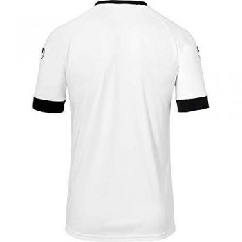 Uhlsport Division II Men’s T-Shirt, Short Sleeve, XL – Dual Color (White/Black)