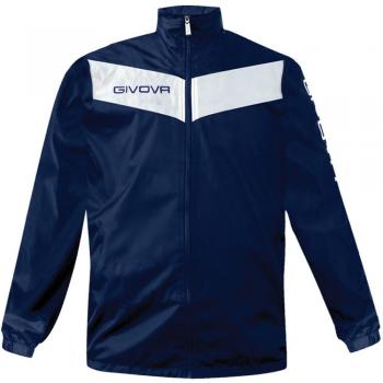 Givova BreezeLite Blue/White XXL 50–52” Lightweight 300g Waterproof Hiking Jacket with Full Zip and Hood