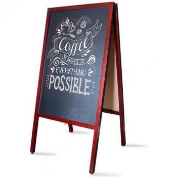 Schwarzwald‑Tafel – Kreideboard mit Holzrahmen, Office Marshal