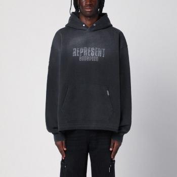 Men's Black Snap-button Godspeed Hoodie