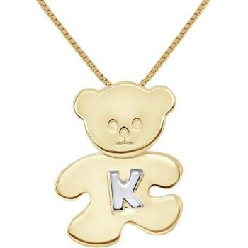 LEA & Arthur Oro Giallo Pendente Orso Bambino