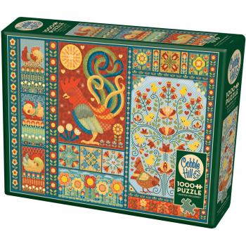 Cobble Hill Puzzle: Gesticktes Huhn 1000 Teile