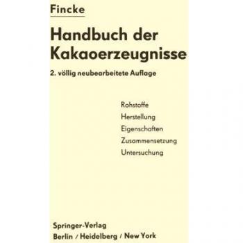 Handbuch der Kakaoerzeugnisse (German Edition)