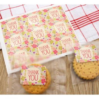 Bolsas de pastel con estampado de rosas