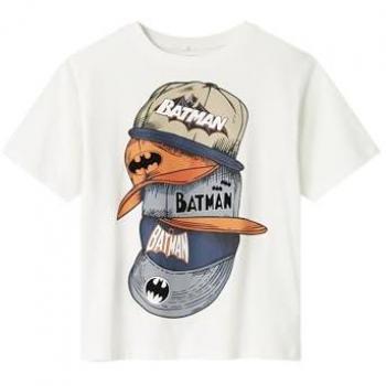Camiseta NKMAdd Batman Blanca
